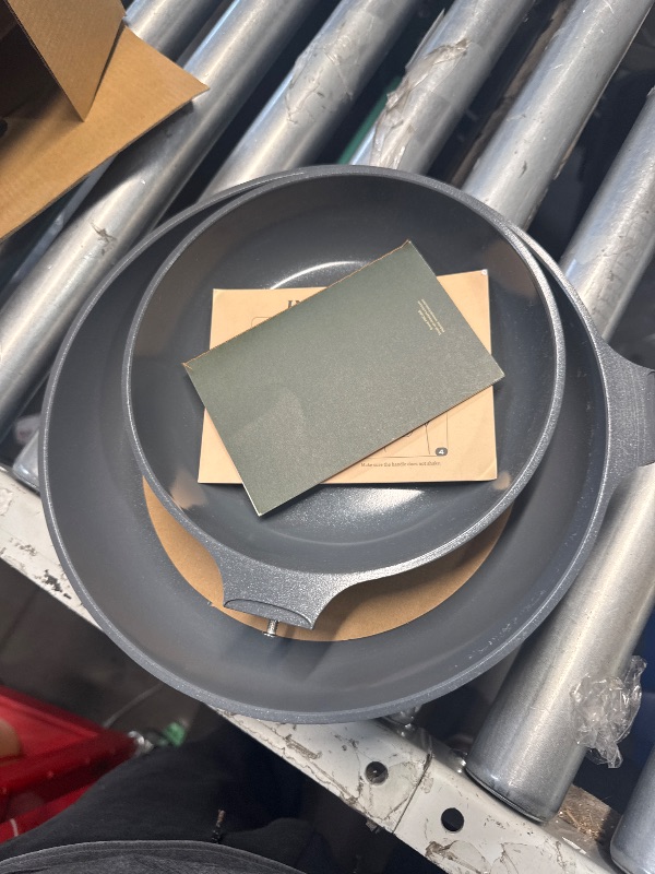 Photo 1 of PRICUSIS Nonstick Ceramic Frying Pan Set, Non Toxic Skillet, Healthy Egg & Omelet & Chef's Pan, PTFE PFOA & PFAS Free, Induction Compatible (8+10 Inch)