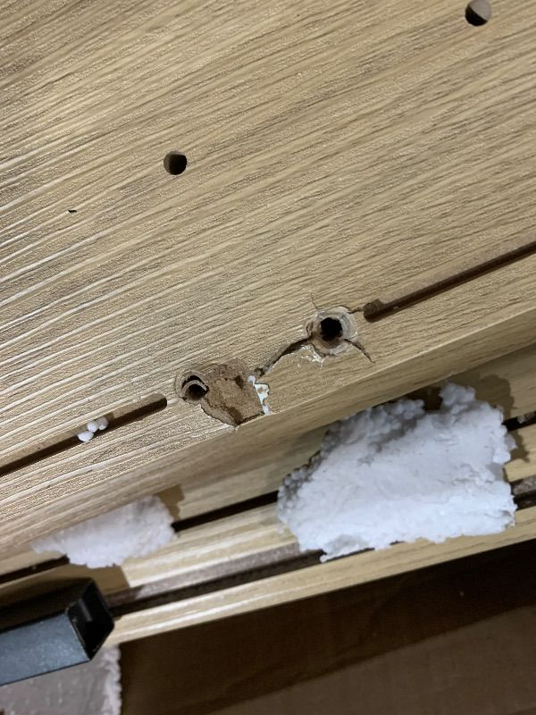 Photo 1 of ***MINOR DAMAGE// SEE PHOTOS***
HUAHUU Sideboard Buffet Cabinet with Storage, 54.3" Fluted Tambour, Adjustable Shelves, Mid Century Modern Console for Living Room Kitchen