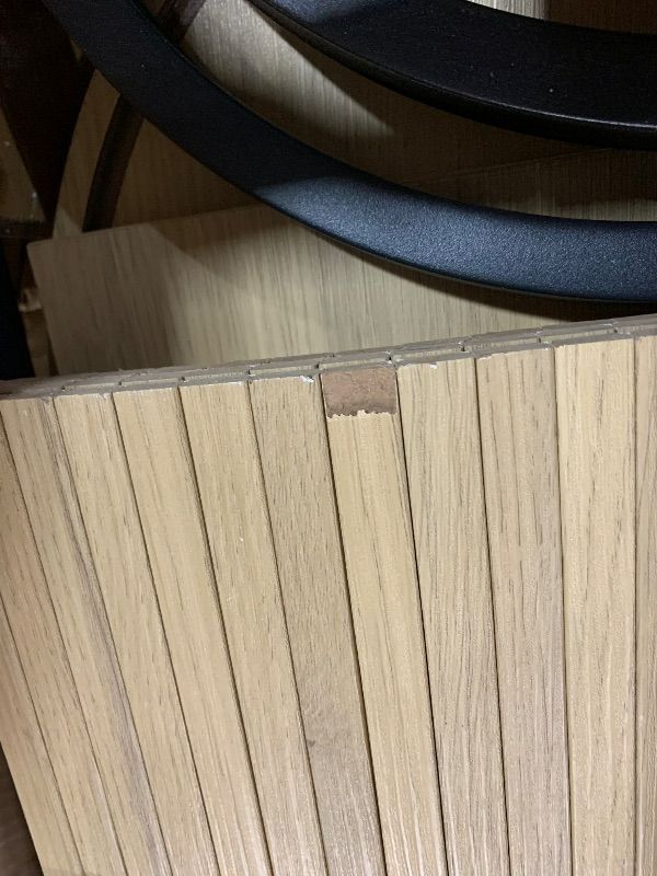 Photo 1 of ***MINOR DAMAGE// SEE PHOTOS***
HUAHUU Sideboard Buffet Cabinet with Storage, 54.3" Fluted Tambour, Adjustable Shelves, Mid Century Modern Console for Living Room Kitchen