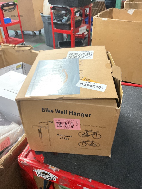 Photo 1 of PRO BIKE TOOL Bike Wall Mount - Horizontal Indoor Bike Rack for 1 Bicycle - Bike Rack for Garage - Safe and Secure Bike Hook for Road, Mountain or Hybrid Bikes - Bike Hanger, Bicycle Storage