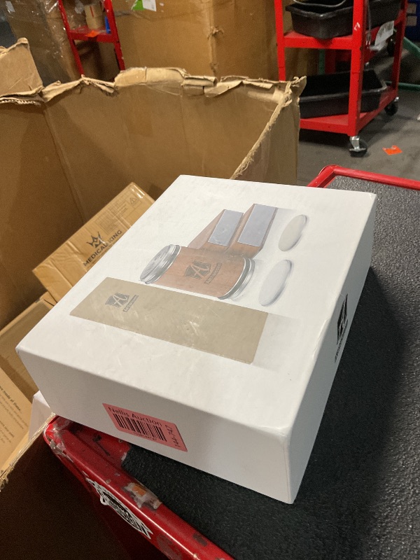 Photo 1 of Rolling Knife Sharpener Kit with 4 Discs Diamond/Whetstone/Ceramic - Roller Knife Sharpening System 4 Magnetic Angle 15/18/20/22° for Pocket Knife, Kitchen Knives, Chef Knife…