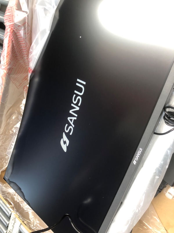 Photo 1 of SANSUI 32-Inch Curved Gaming Monitor WQHD 2560 x 1440 165Hz Curved 1500R -1ms(OD), HDR, 300nits, sRGB 125%, DCI-P3 95%, FreeSync, HDMI x2, DP1.2x2(ES-G32C3 DP Cable Included)