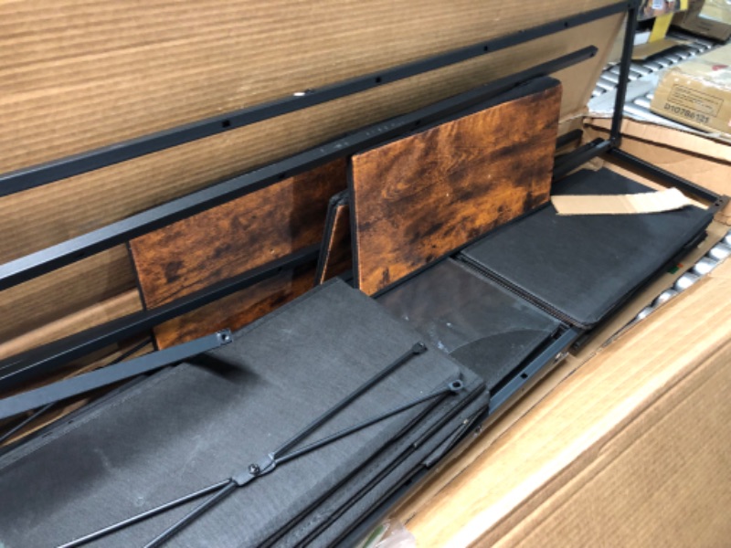 Photo 1 of ***USED - INCOMPLETE - MISSING NUMEROUS PARTS - SEE PICTURES***
WLIVE Tall Dresser for Bedroom with 13 Drawers, Storage Dresser Organizer Unit, Fabric Dresser for Bedroom, Closet, Chest of Drawers, Steel Frame, Wood Top, Rustic Brown Wood Grain Print