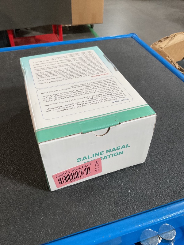 Photo 1 of ronfnea Nasal Irrigation System, Nasal Care, Sinus Rinse Machine, Nasal Rinse Machine, Nasal Cleaner with Auto Waste Collection Function for Sinus, Runny Nose, Nasal Congestion Turquoise