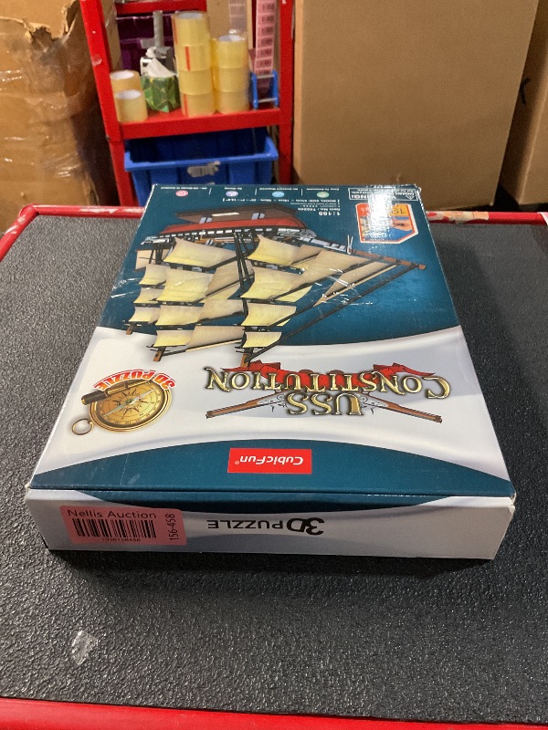 Photo 1 of CubicFun 3D Ship Puzzles for USS Constitution Sailing Boat Models for Adults and Teens Toys, 193 Pieces