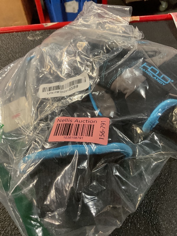 Photo 1 of HANDLANDY Waterproof Insulated Work Gloves, 3M Thinsulate Thermal Winter Gloves for Men Women Touch Screen, Warm Ski Snowboard Cold Weather Gloves (Medium, Blue)