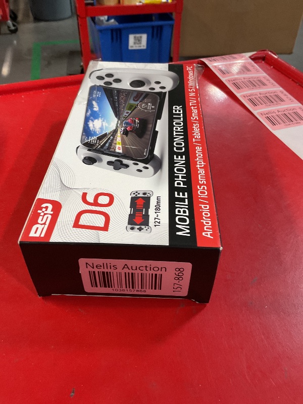 Photo 1 of Wireless Controller for iPhone/Android/PC/iPad/Tablet/Appl Arcade MFi Games/Switch/PS4, Support Streaming on PS5/Xbox/PC Console, Cloud Gaming Gamepad Joystick - Turbo/6-Axis Gyro/Dual Motors - White