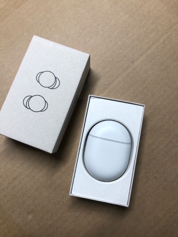 Photo 1 of **DIRTY**Google Pixel Buds- Wireless Earbuds with Active Noise Cancellation – Bluetooth Headphones - Porcelain