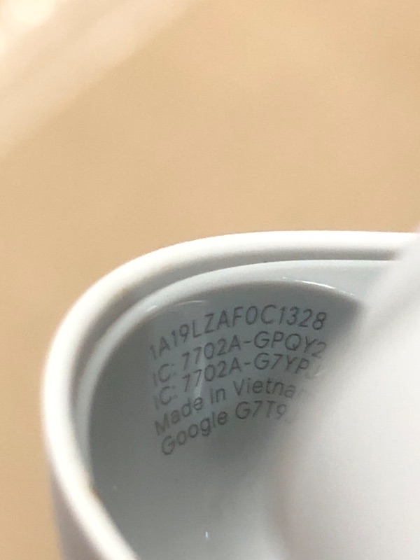 Photo 1 of **DIRTY**Google Pixel Buds- Wireless Earbuds with Active Noise Cancellation – Bluetooth Headphones - Porcelain