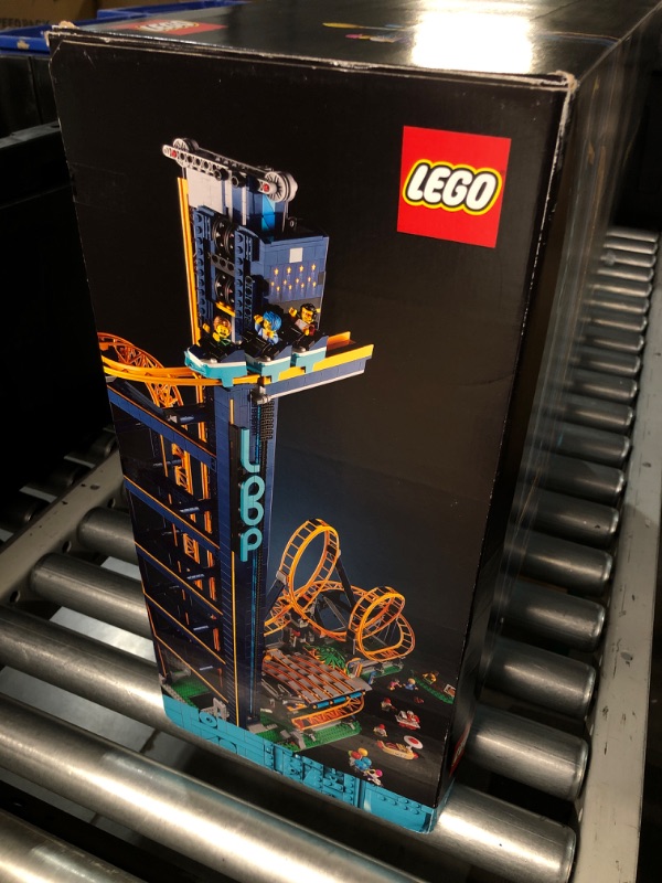 Photo 1 of ***FACTORY SEALED***
LEGO Icons Loop Coaster Set 10303, Model Building Kit for Adults, Amusement Park Funfair Track with Passenger Train, Great Gift Idea
