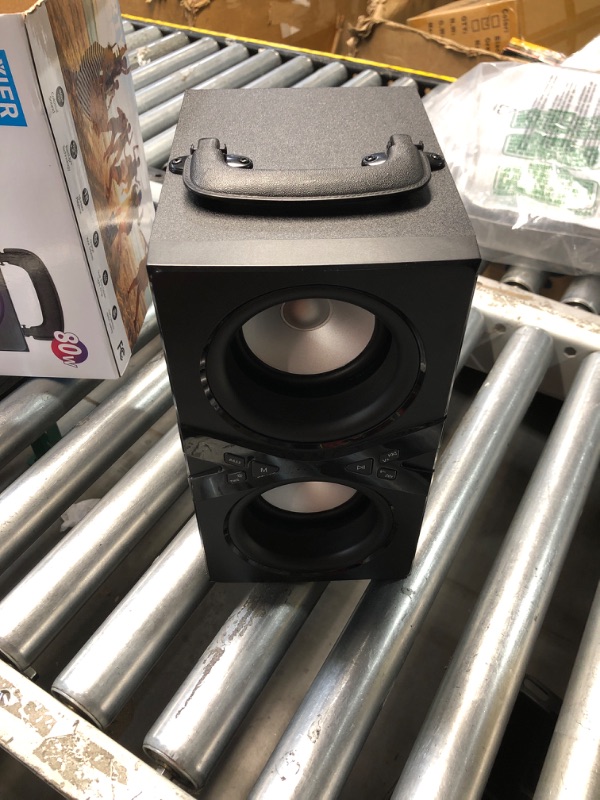 Photo 1 of ***NO CHARGING CABLE***YIER Bluetooth Speakers, Wireless TWS Portable Speaker with Lights,100dB Loud Subwoofer 80w(Peak) Stereo Sound, Bassup Technology, Long Playtime for Outdoor Party