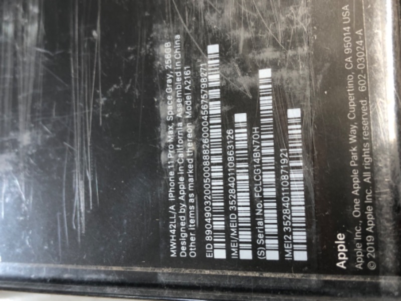 Photo 1 of ***FACTORY SEALED***Apple iPhone 11 Pro Max [256GB, Space Gray] + Carrier Subscription [Cricket Wireless]