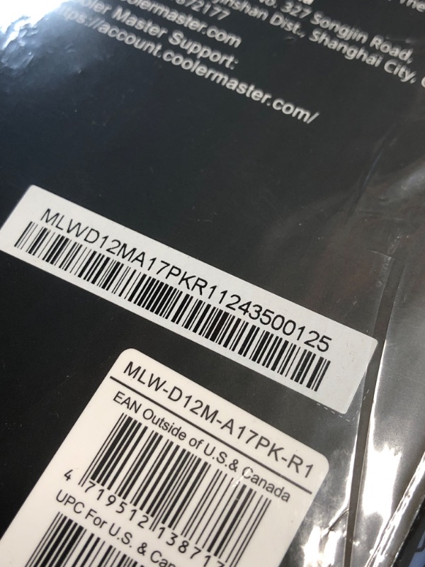 Photo 1 of ***FACTORY SEALED***Cooler Master MasterLiquid 120L Core 120mm Close-Loop AIO Liquid Cooler, White LED Pump, Gen S Coldplate Pump, 120mm PWM, CryoFuze 14W/mK, AMD Ryzen AM5/AM4, Intel LGA1700/1200 (MLW-D12M-A17PK-R1)