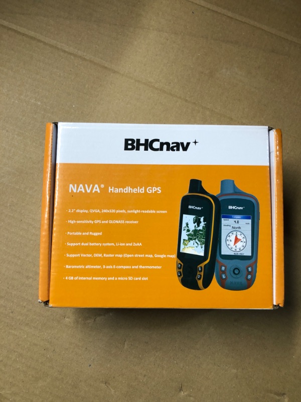 Photo 1 of BHCnav NAVA F30 Handheld GPS Units,Colorful Map Handheld GPS Navigation Device,Land Accuracy Surveying GPS Equipment for Outdoor Hiking Hunting Traveling Adventures