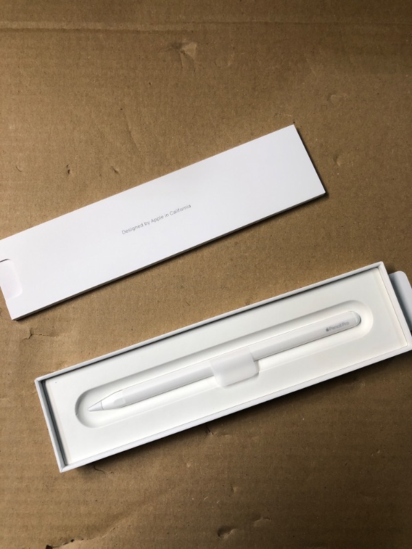 Photo 1 of Apple Pencil Pro: Advanced Tools, Pixel-Perfect Precision, Tilt and Pressure Sensitivity, and Industry-Leading Low Latency for Note-Taking, Drawing, and Art. Attaches, Charges, and Pairs Magnetically