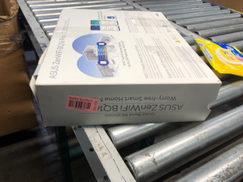 Photo 1 of ASUS ZenWiFi BQ16 Pro Quad-Band WiFi 7 Mesh Router (2 Pack), up to 8000 sqft, 2X 10G Ports Each, Smart Home Master with Multi-SSID, VPN & Parental Controls, Subscription-Free Security, AiMesh