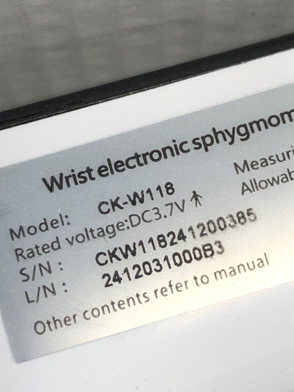 Photo 1 of BTYOLFUP Wrist Blood Pressure Monitor for Home Use Automatic BP Cuff Rechargeable Blood Pressure Machine with LED Backlit Display, Voice Broadcast, Dual 90 Memory Storage with Protective Case