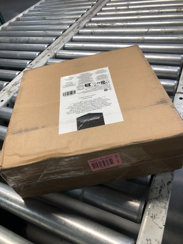 Photo 1 of Amazon Basics Durable 3 Ring Binder with Zipper, Sturdy Storage to Keep Documents Organized, 3 inch, Black