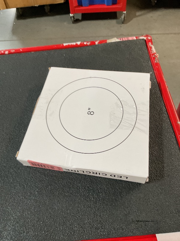 Photo 1 of T9 LED Circline Light Bulb, 8 Inch 1600LM LED Circular Light, 13W Clear Cover 6000K Daylight Replacement for FC8T9/CW 22-Watt Fluorescent Circular Bulb(FC8T9/CW), Ballast Bypass Required