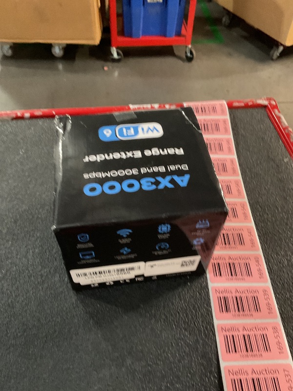 Photo 1 of 2025 AX3000 WiFi 6 Range Extender, WiFi Extender Signal Booster with Gigabit Ethernet Port, Dual Band (2.4G&5.8G) WiFi Repeater Cover up to 13888sp.ft, Faster Speed and Wider Cover, Quick Setup