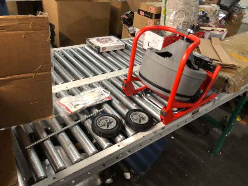 Photo 1 of ***USED - INCOMPLETE - SEE PICTURES - UNABLE TO VERIFY FUNCTIONALITY***
RIDGID 26998 Model K-400 Drain Cleaning 120-Volt Drum Machine Kit with C-45IW 1/2" x 75' Cable, White, Black, Red