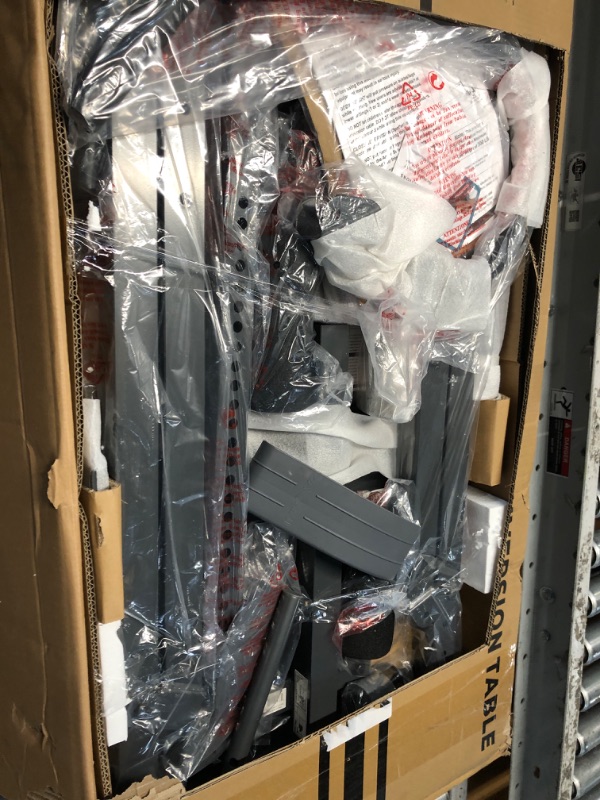 Photo 1 of ***USED - LIKELY MISSING PARTS - UNABLE TO VERIFY FUNCTIONALITY***
Innova Inversion Table with Adjustable Headrest, Reversible Ankle Holders, and 300 lb Weight Capacity