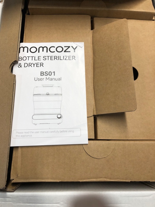 Photo 1 of ****LOOKS NEW****Momcozy 3 Layers Large Bottle Sterilizer and Dryer, Fast Sterilize and Dry, Universal Bottle Sterilizer for All Bottles & Breast Pump Accessories, Touch Screen & Auto-Off Bottle Sanitizer
