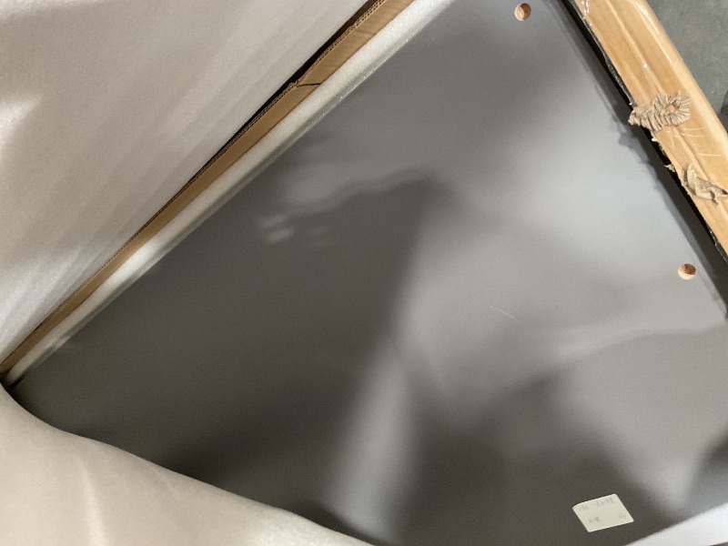Photo 1 of **HAS MINOR SCUFFS, MAY BE MISSING PIECES**EQLOO Washer Dryer Countertop with Edge, 54" x 27.5" Laundry Topper for Laundry Room Organization, Laundry Countertop Over Washer and Dryer, Counter Table Top for Washer and Dryer, Gray