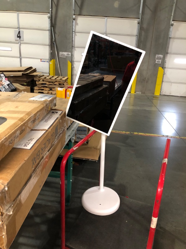 Photo 1 of ***USED - DAMAGED - NO PACKAGING - MISSING POWER CORD - UNABLE TO TEST - SEE PICTURES***
 Fiteye 32-Inch Portable TV with Incell Touch Screen | 6G RAM+128G Storage | 1080P TV on Wheels | Bestie Screen Built-in | 8H Video Play Time | Android OS | Full Swiv