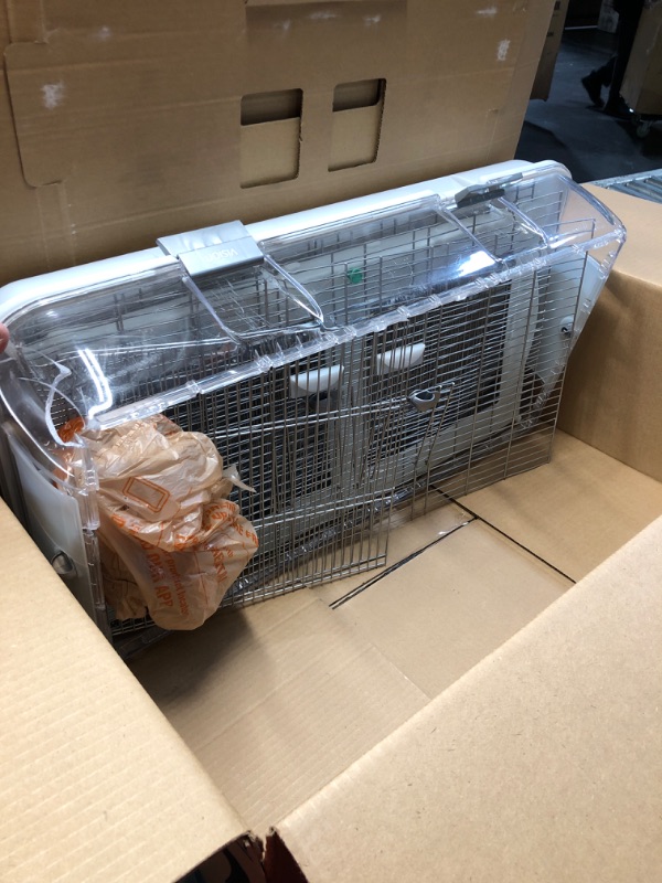 Photo 1 of **broken bottom corner -- PARTS ONLY -- NONREFUNDABLE** Vision M02 Wire Bird Cage, Bird Home for Parakeets, Finches and Canaries, Tall Medium