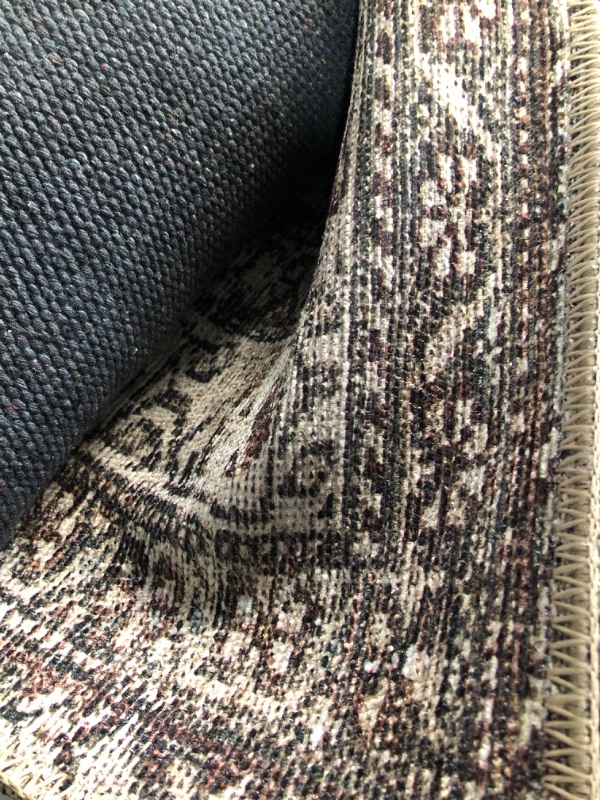 Photo 1 of (used)(see images)Loloi Amber Lewis Georgie Collection GER-10 Moss/Bark 7'-6" x 9'-6", .19" Pile Height, Area Rug