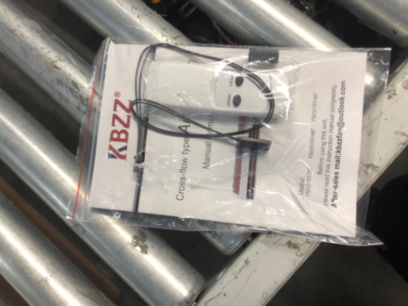 Photo 1 of ***USED - POWERS ON - UNABLE TO TEST FURTHER - SEE PICTURES***
KBZZ 60 Inch Air Curtains for Door Super Power with Remote Control 3 Speeds High Air Velocity Low Noise And Low Power Black Consumption Commercial Indoor Household