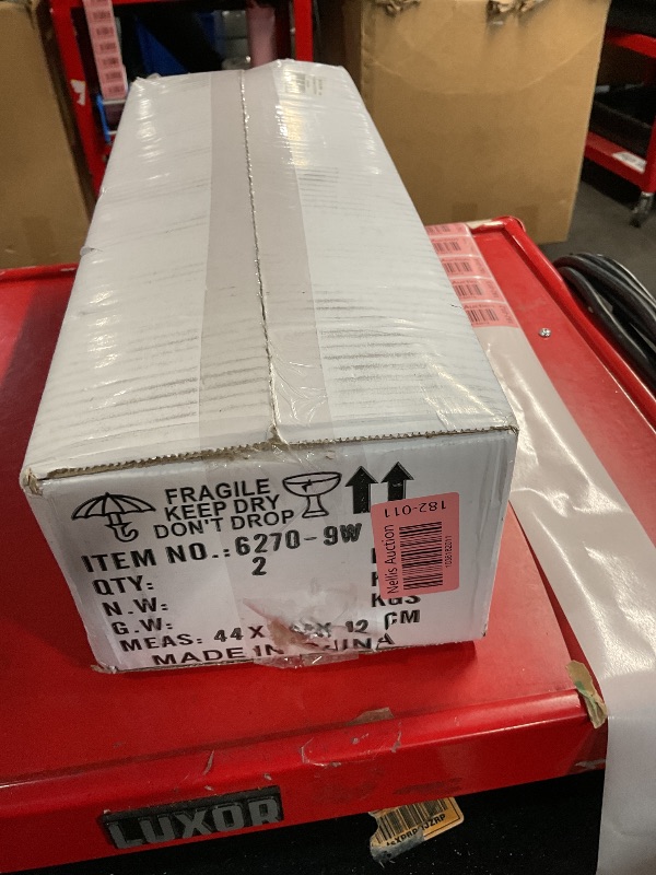 Photo 1 of Combuh LED Bathroom Vanity Light Bar 16 Inch 9W IP44 Over Mirror Lighting Fixture Wall Sconces Indoor Modern Cool White 6000K Chrome Set of 2