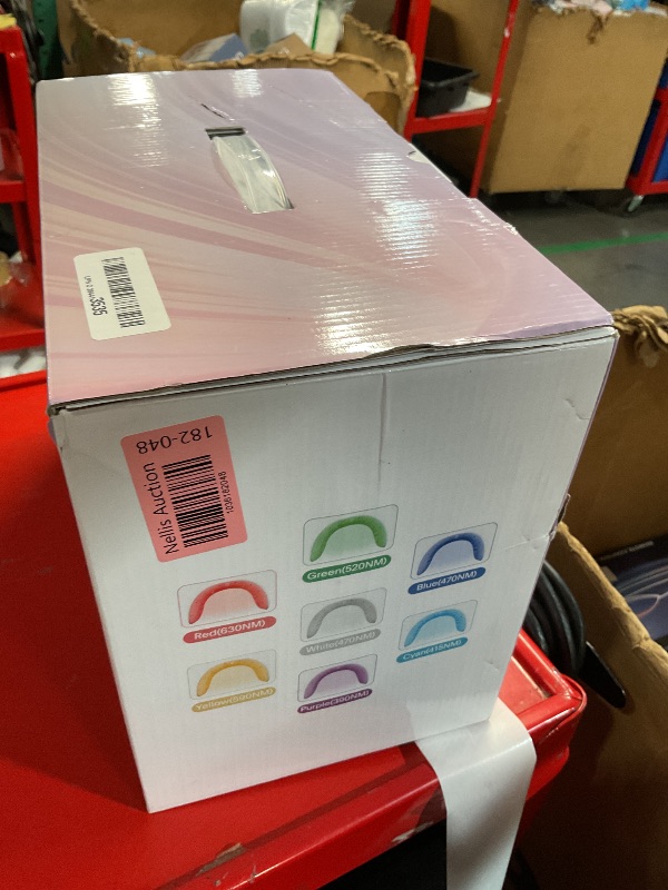 Photo 1 of Beuwe Red-Light-Therapy-Mask, Led Light Therapy for Face, 7 Colors Led Face Mask Facial Led Light Therapy Tool Skin Care Equipment at Home, Facial Neck Body Hand Beauty Mask