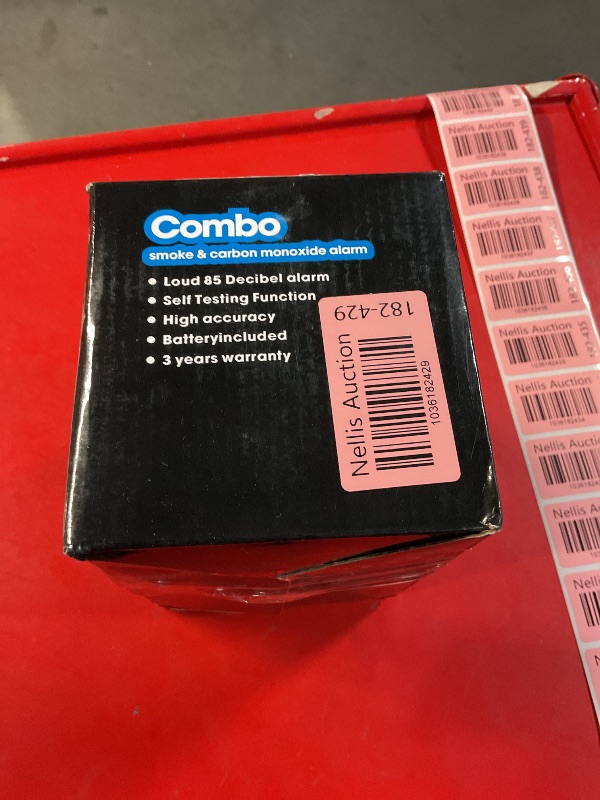 Photo 1 of 4 Pack Combination Smoke and Carbon Monoxide Detector Battery Operated, Travel Portable Photoelectric Fire&Co Alarm for Home, Kitchen