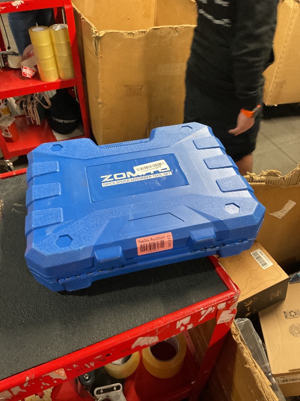 Photo 1 of ZOMIYU 50 PCS Shock Absorber Strut Nut Removal Tool Steering Hub Suspension Strut Nut Socket Set Suspension Strut Spreader Tool Set Socket Wrench Set