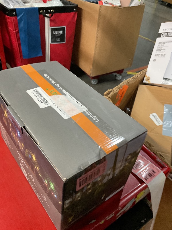 Photo 1 of XMCOSY+ Smart Outdoor String Lights - 64ft RGBCWIC Patio Lights with 24 Color Changing Bulbs, LED String Lights for Outside Backyard Bistro Party, APP WiFi Control, Work with Alexa, IP65 Waterproof