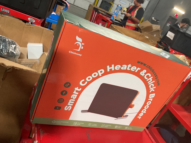 Photo 1 of Smart Chicken Coop Heater, 200 Watts Chick Brooder Heating Plate Built-in Adaptive Temperature Sensor, Chicken Brooder Heater for 25 Chicks, Adaptable to Timer and Temp Controllers,UL-Compliant