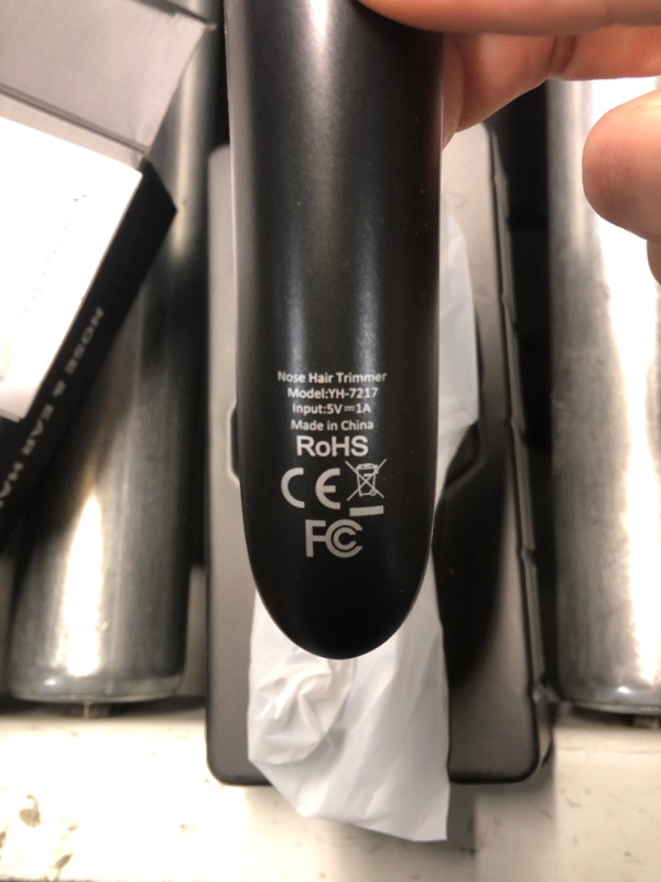 Photo 1 of ***NON REFUNDABLE*** HACLI Nose Hair Trimmer for Men Women - Electric Nose Hair Clipper with Replaceable Stainless Steel Blade, Powerful 8000RPM Motor, Wet/Dry Use, Travel Lock, Portable Design USB Rechargeable