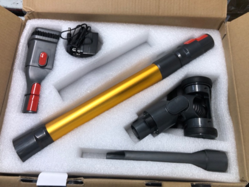 Photo 1 of ***NON REFUNDABLE*** MOOLAN 28KPA Cordless Vacuum Cleaner, 6 in 1 Lightweight Stick Vacuum, 6 Level of Adjustable Suction, Detachable Battery for Max 45mins Runtime, Handheld Vacuum for Pet Hair/Carpet/Floor