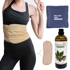 Photo 1 of ***NON REFUNDABLE*** Daioloes Castor Oil Pack for Liver Kit, Castor Oil Pack Wrap Less Mess, Reusable, Organic Castor Oil Pack Compress Castor Oil Packs Detox Caster Waist Neck Oil Packs(Castor Oil Included),Yellow