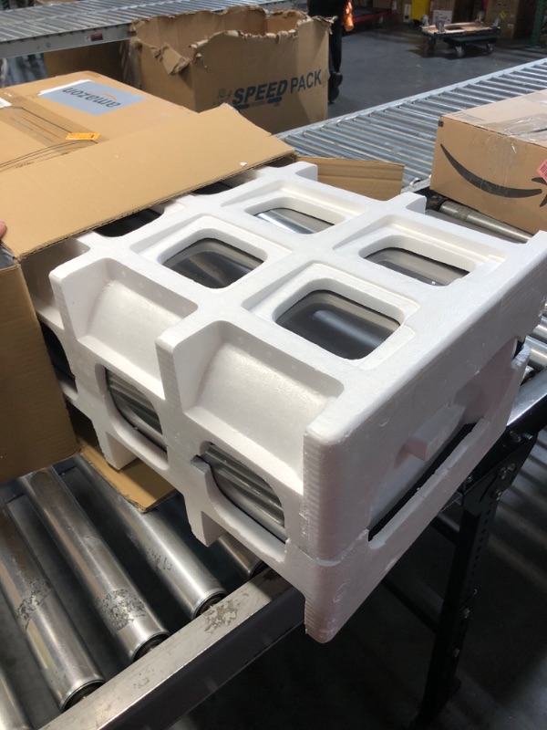 Photo 1 of **PARTS ONLY NON REFUNDABLE**NON FUNCTIONAL**
iTouchless SensorCan 13 Gallon Kitchen Trash Can with Odor Filter, Stainless Steel Oval Automatic Trashcan for Home Office Bedroom Living Room Garage Large Capacity Slim Space-Saving Bin