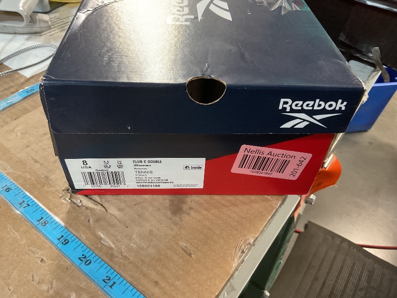 Photo 1 of (Womens 7)Reebok Women's Club C Double Sneaker, White/Gum, 7