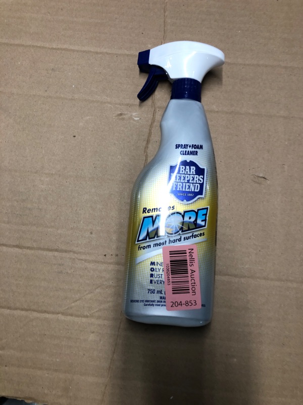 Photo 1 of ***(ONLY 1)***
Bar Keepers Friend MORE Spray and Foam Cleaner - 25.4oz