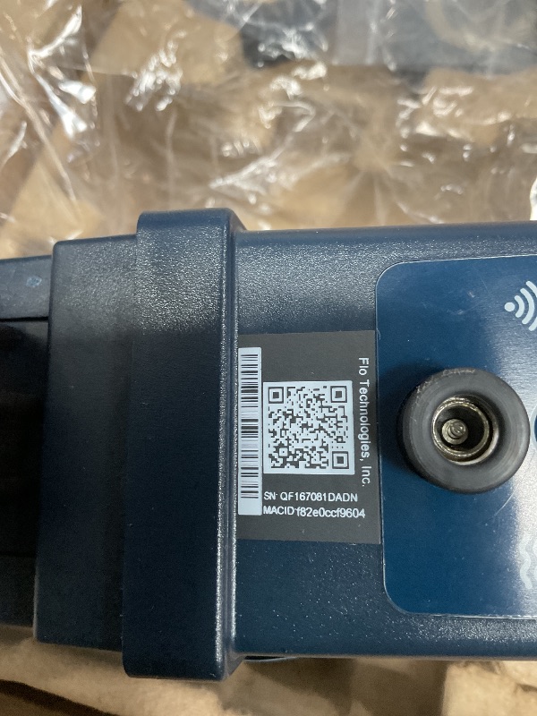 Photo 1 of Moen Flo Smart Water Monitor and Automatic Shutoff Sensor, Wi-Fi Connected Water Leak Detector for 1-Inch Diameter Pipe, 900-006