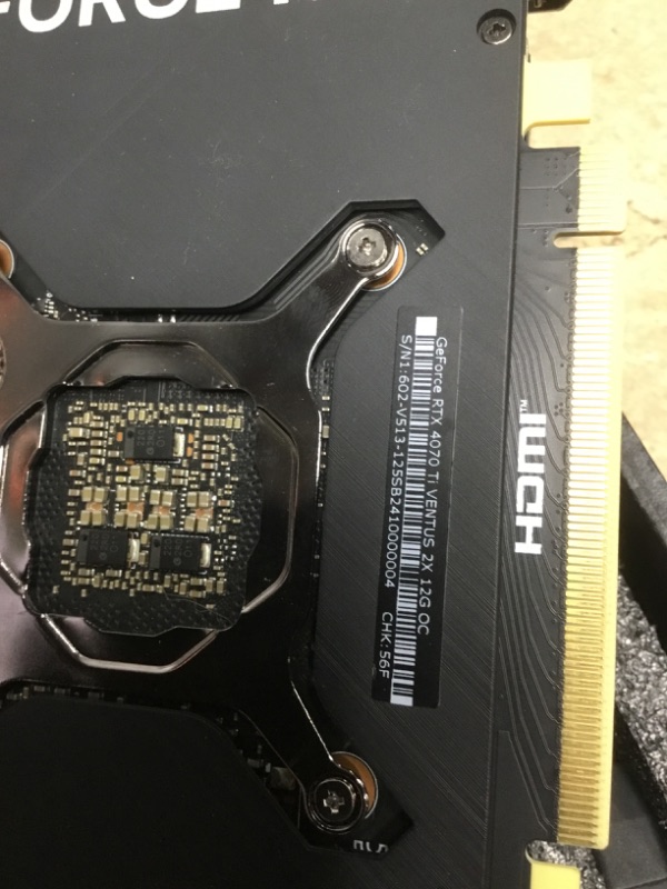 Photo 1 of MSI Gaming GeForce RTX 4070 Ti 12GB GDRR6X 192-Bit HDMI/DP Nvlink TORX Fan 4.0 Ada Lovelace Architecture Graphics Card (RTX 4070 Ti Ventus 2X 12G OC), Black
