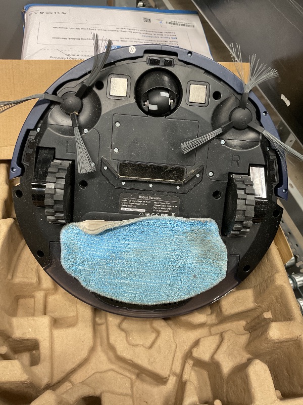 Photo 1 of 2 in 1 Mopping and Vacuuming Robot, Robot Vacuum and Mop Combo Compatible with WiFi/App, Robotic Vacuum Cleaner Self-Charging, Slim, Ideal for Pet Family, Hard Floor, Hair, Low Pile Carpet