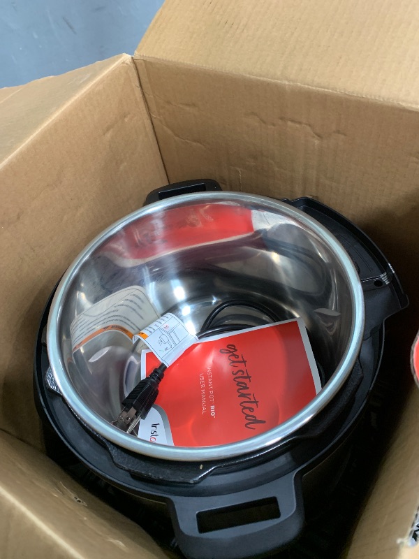 Photo 1 of **APPEARS USED**
Instant Pot Duo Plus 9-in-1 Electric Pressure Cooker, Slow Cooker, Rice Cooker, Steamer, Sauté, Yogurt Maker, Warmer & Sterilizer, Includes App With Over 800 Recipes, Stainless Steel, 6 Quart