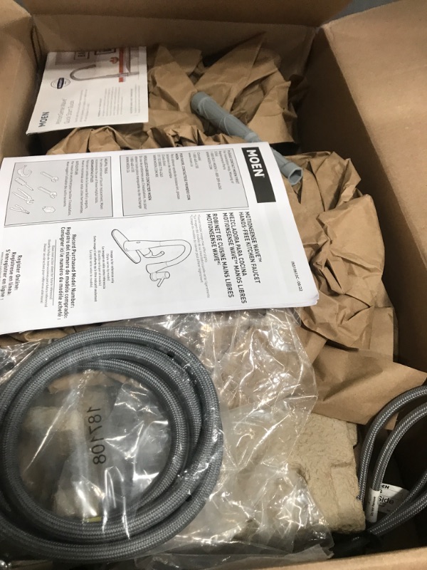 Photo 2 of ***PARTS ONLY***

Moen 7594EWSRS Arbor Motionsense Wave Sensor Touchless One-Handle Kitchen-Sink-faucets, Pack of 1, Stainless