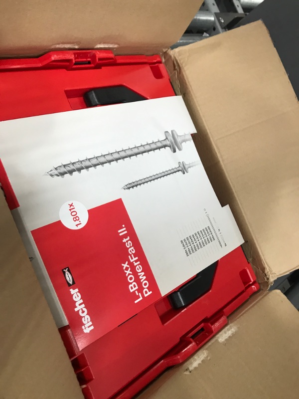 Photo 1 of fischer L-BOXX Assorted Box Quick, Convenient, and Flexible Assembly Across Various Applications (L-BOXX Screws, 1800)